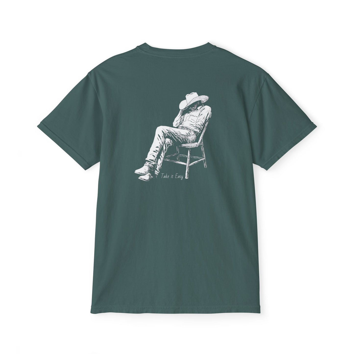 Laid Back Cowboy Pocket Tee